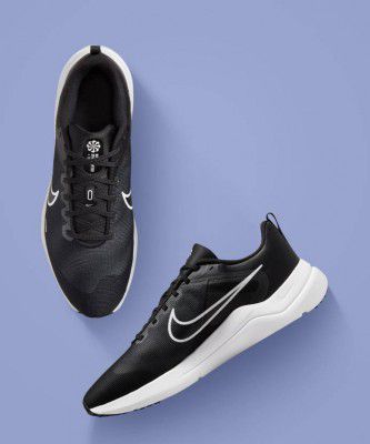 NIKE  Downshifter 12 Running Shoes For Men  (Black , 6)