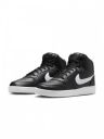 Nike Men Black Solid Leather Ebernon Mid-Top Sneakers...