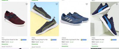 FILA  Mens Footwear Upto 77% Off
