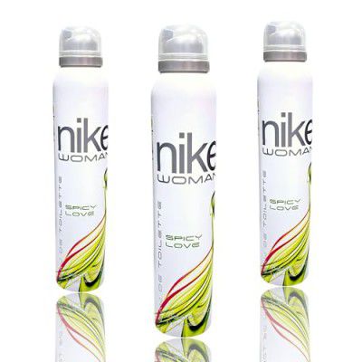 Nike Spicy Love Deodorant for Women Pack of 3 * 200ml, Combo Deo Pack