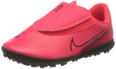 Nike Unisex Jr Vapor 13 Club Tf Black-Laser Crimson Football Shoes-2 Kids UK (AT8177-606)