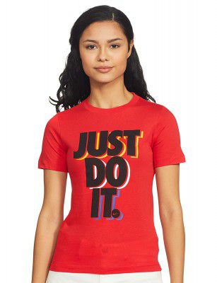 Nike' Unisex's Regular T-Shirt (CU4570-657_University RED XS)