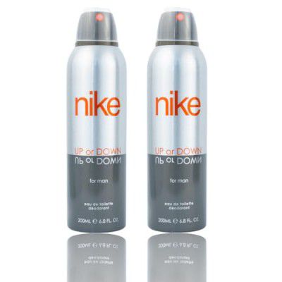 Nike Up or Down Deodorant for Men, 200ml (Pack of 2)