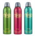 Nike Women Deodorant Spray Combo (Amber + Rose + Musk) – 200ml Each | Pack of 3