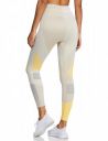 Nike Women's 7/8 Length Tight Regular Leggings (CJ4136-110 Shimmer/Pale Ivory_L), pale ivory/shimmer/pale ivory...