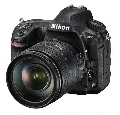 Nikon D850 45.7MP Digital SLR Camera with AF-S Nikkor 24-120mm F/4G ED VR Lens and 64GB Memory Card