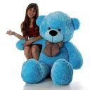 Niku 3 Feet Teddy Bear - (Blue, 85 cm)...