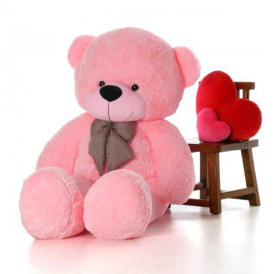 Niku Skin Friendly Ultra Soft 3 Feet Teddy Bear - (Pink, 85 cm)