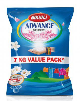 Nikunj Advance Detergent Powder, 7 kg Ultra Pack