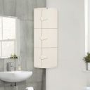 Nilkamal 3-Door Corner Storage Plastic Cabinet...