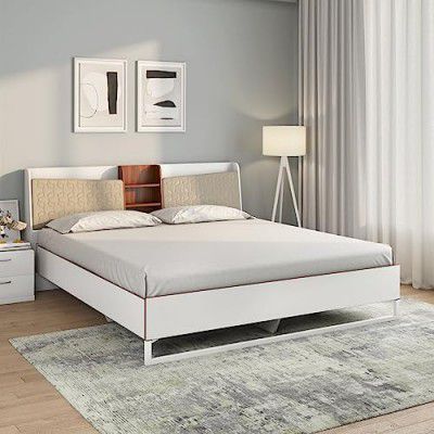 Nilkamal Alps Meta Without Storage | 1 Year Warranty Engineered Wood Queen Bed