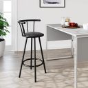 Nilkamal Bayern Leatherette Upholstered Rotating Seat Bar Stool...