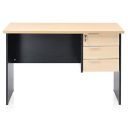 Nilkamal Brilliant Linear Work Station, Maple & Black...