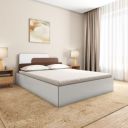 Nilkamal Bruce Queen Bed | Engineered Wood Build | Headboard with in-Between Storage | 4 Compartments...