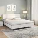 Nilkamal Capsule Meta Without Storage | Lighted Headboard | Engineered Wood Queen Bed (White)...