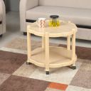 Nilkamal CENTBL3 Contemporary Center Trolley Coffee Table/Tea Table/Teapoy for Home/Living Room/Office & Outdoor. (Plastic)...