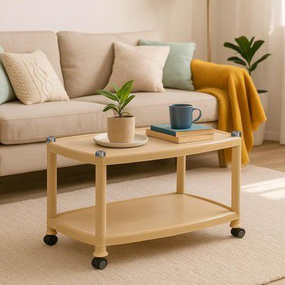 Nilkamal CENTBL5 Contemporary Center Trolley Coffee Table