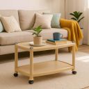 Nilkamal CENTBL5 Contemporary Center Trolley Coffee Table...