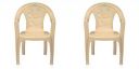 Nilkamal CHR2060 Plastic Mid Back with Arm Chair | Set of 2...
