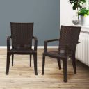Nilkamal CHR2225 Plastic Chair Set Of 2 For Dining Room...