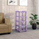 Nilkamal CHST24 4 Layers Plastic Chests of Drawers...