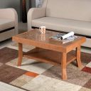 Nilkamal CNTBL2CG Contemporary Center Coffee Table/Tea Table/Teapoy for Home/Living Room/Office & Outdoor. (Pear Wood)...