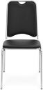 Nilkamal Contract 05 Soft PVC Chair, Black, 45.5*52*86 centimeters...