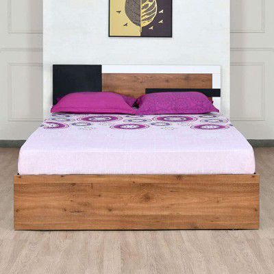 Nilkamal Delight King Bed with Storage (Knotty Wood)
