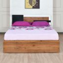 Nilkamal Delight Queen Bed with Storage (Knotty Wood)...