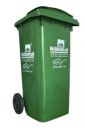 Nilkamal Dustbin with Wheel120 Ltr (Green)...