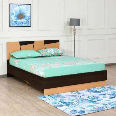 Nilkamal Floret Engineered Wood King Bed Without Storage  