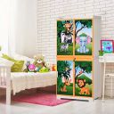 Nilkamal FMM Plastic Jungle Theme Mini Cabinet...