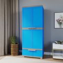 Nilkamal Freedom FMDR1BE Plastic Cabinet for Storage...