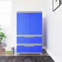 Nilkamal Freedom FMDR2BE Plastic Storage Cabinet with 2 Drawer...