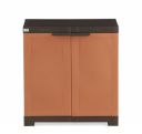 Nilkamal Freedom Mini 09 (FMSC09) Plastic Shoe Cabinet (Rust & Weathered Brown)...