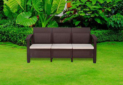 Nilkamal Goa Sofa Set with Cushion (3 Seater)