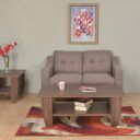 [Extra ₹9500 OFF] Nilkamal Home By Zella 2 Seater Fabric Sofa In Dark Beige Finish...
