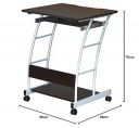Nilkamal Leo Engineered Wood Computer Desk | Study Table with Keyboard Tray and 1 Open Shelf (Medium, Wenge)...