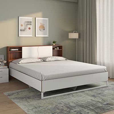[Extra Rs.7500 OFF ]Nilkamal Malcom Meta Without Storage Engineered Wood Queen Bed