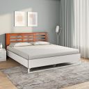 Nilkamal Maple Meta Without Storage Engineered Wood Queen Bed...