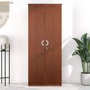 Nilkamal Massif 2 Door Wardrobe Without Mirror | Engineered Wood Almirah |1 Hanging Rode & 3 Storage Shelves in Cabinet|1 Year Warranty | Urban Walnut...