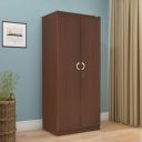 Nilkamal Massif Neo 2 Door Wardrobe Without Mirror | Engineered Wood Almirah | 1 Hanging Rod & 3 Storage Shelves in Cabinet | 1 Year Warranty | Legno Oak...