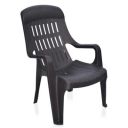 Nilkamal Mid Back Chair with Arm WEEKENDER  | 100% PolyPropylene Stackable Chair | (Weather Brown)...