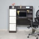 Nilkamal Mozart Engineered Wood 3 Door Mirror Wardrobe 2 Hanging Rod, 5 Shelves and 3 Drawers (Genius)...