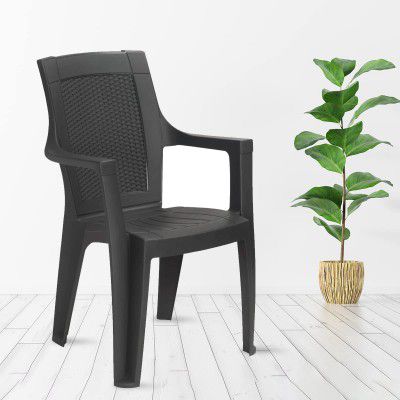 Nilkamal MYSTIQUE Plastic Mid Back Arm Chair Set of 2
