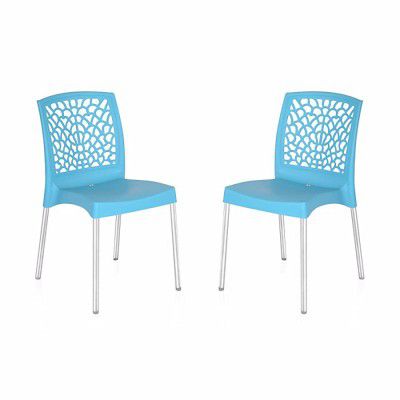 Nilkamal Novella 19 Polypropylene Chair Blue
