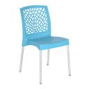 Nilkamal NS19SS Plastic Mid Back Chair | Chairs for Home |100% Polypropylene Stackable Chairs (Celeste Blue)...