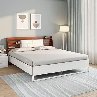 Nilkamal Ornate Meta Without Storage Engineered Wood Queen Bed