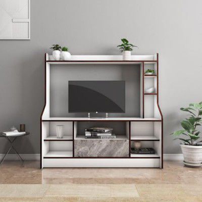 Nilkamal Petra TV Unit|for TVs up to 44 inches |Engineered Wood|Spacious Shelves and Cabinet
