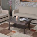 Nilkamal Plastic Contemporary 1 Cane and Glass Center Table...